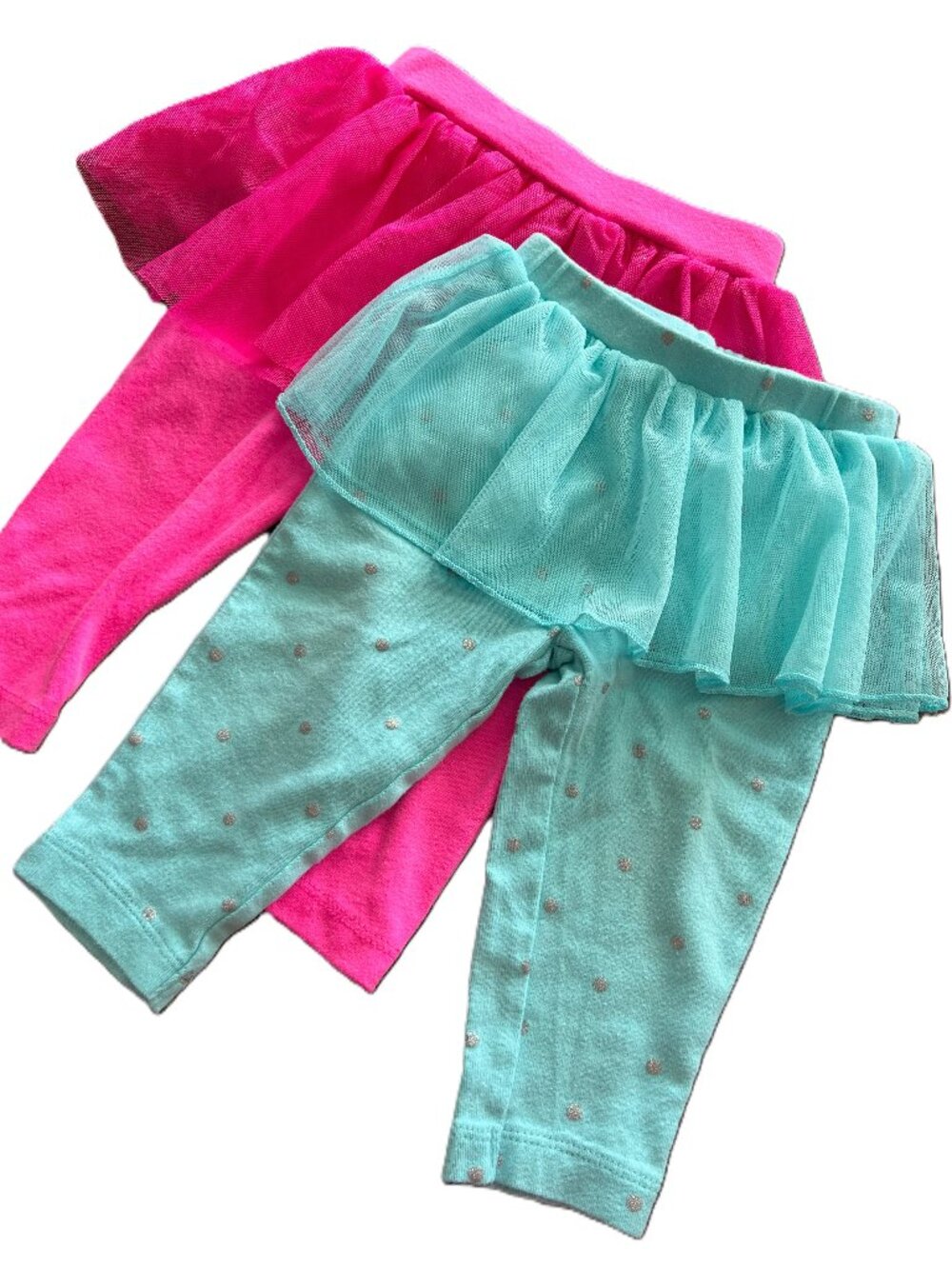 Carters | Disney | 2 pack Tutu Pants | Pink | Blue | 9 Month Girl